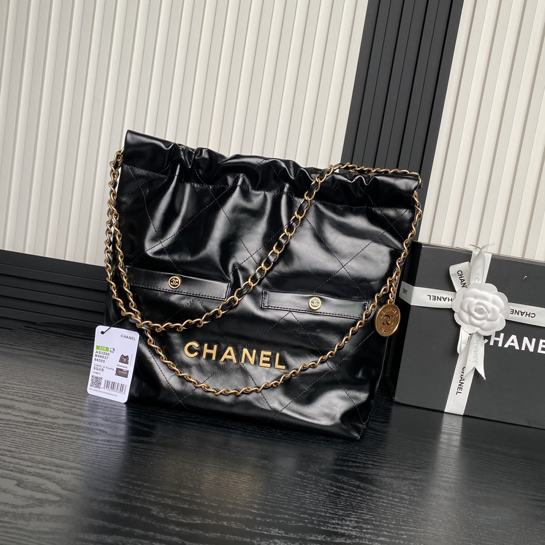 Túi Xách Nữ Chanel 22Bag AS3260 Màu Đen