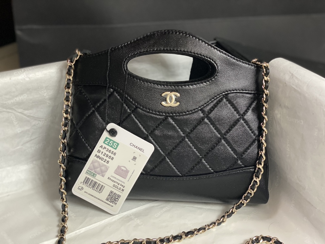 Túi Xách Chanel Bag Nano AS3656 Màu Đen