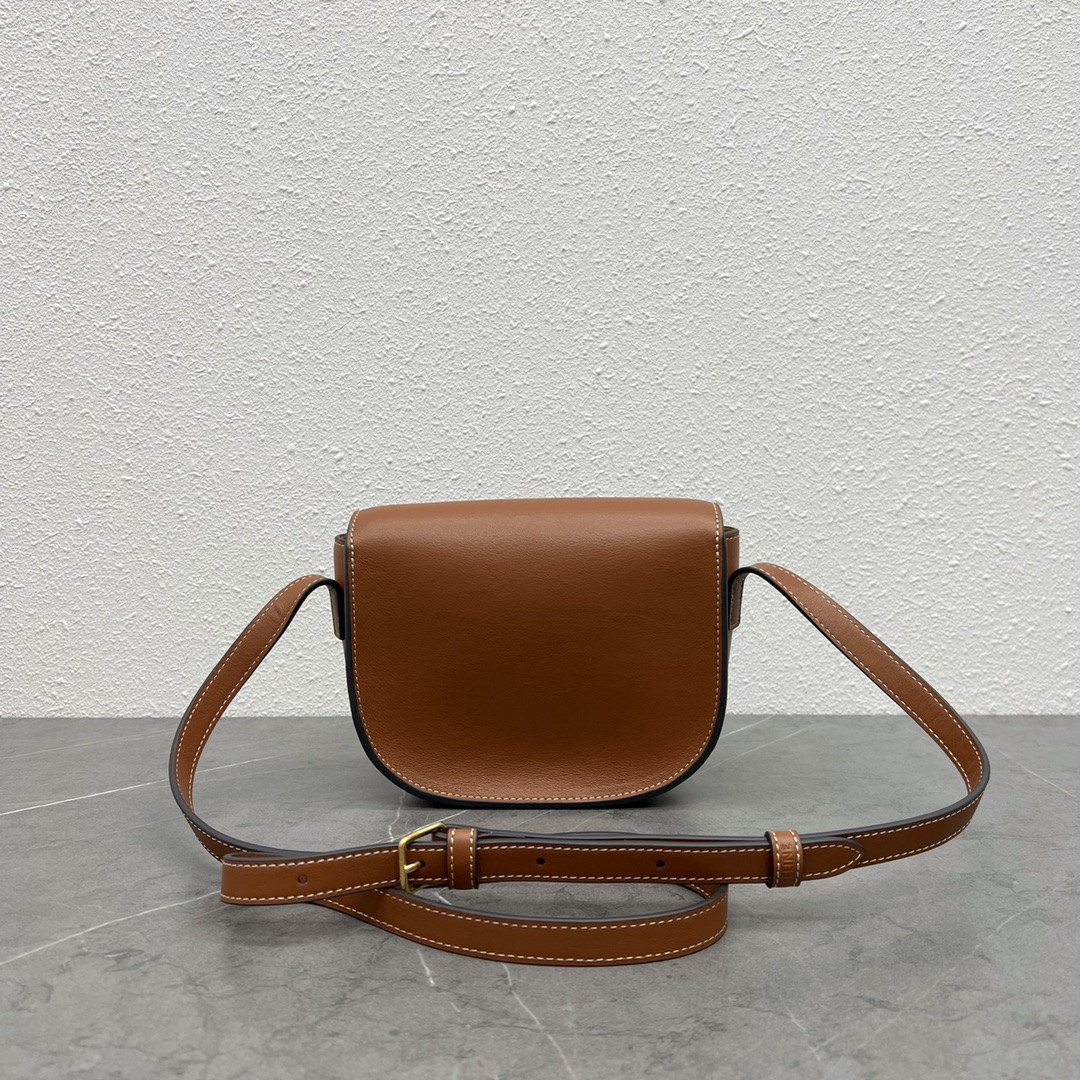 Túi Xách Nữ Folco Cuir Triomphe 198263 Màu Nâu