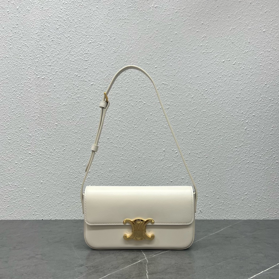 Túi Xách Celine Nữ Claude 194143 Màu Trắng