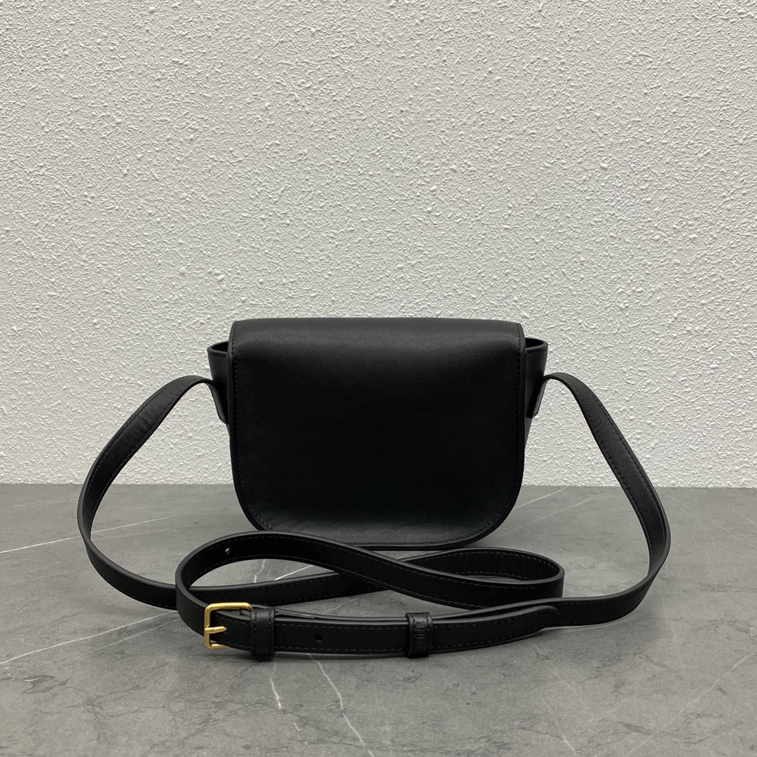 Túi Xách Nữ Folco Cuir Triomphe 198263 Màu Đen