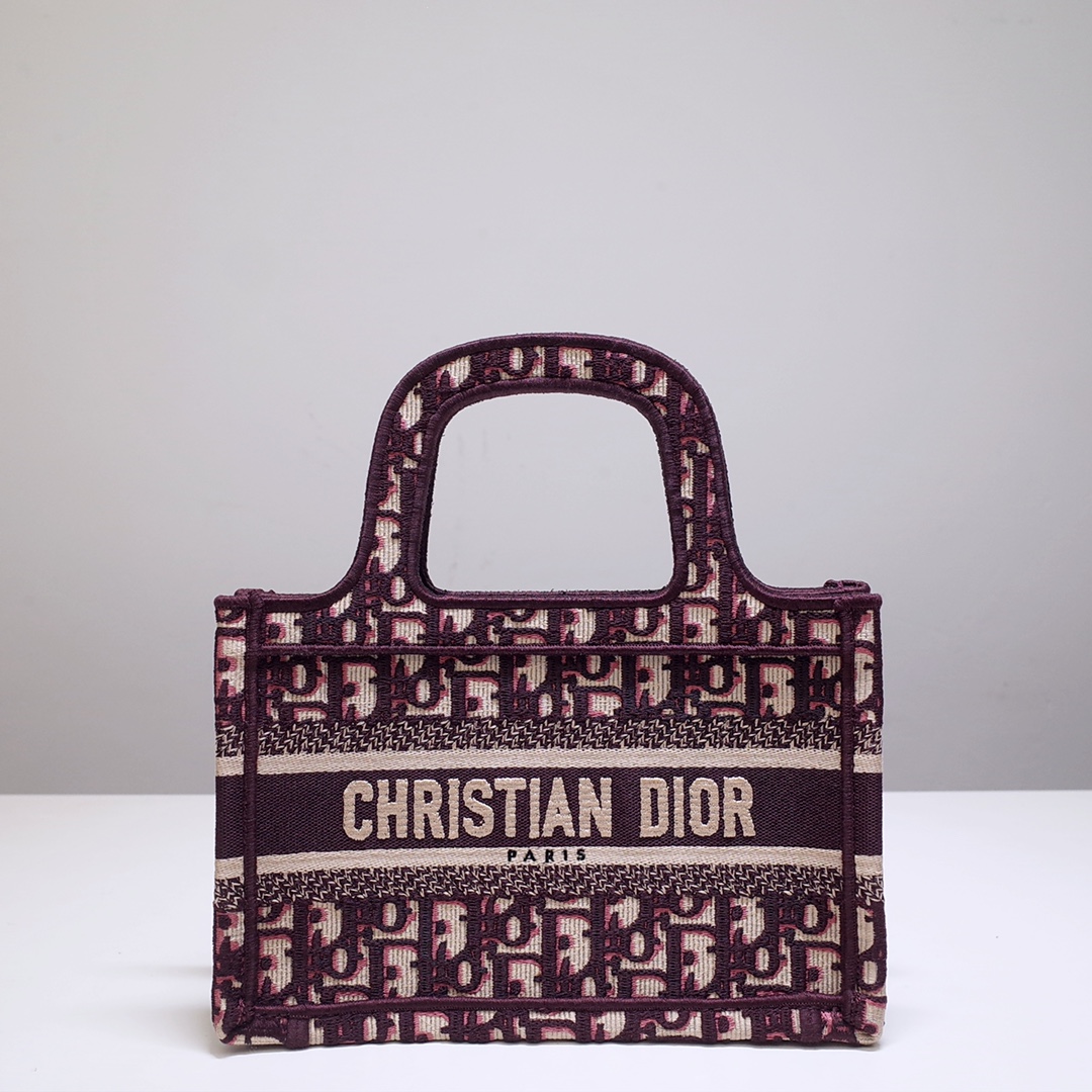 Túi DIOR CD BOOK TOTE Màu Đỏ