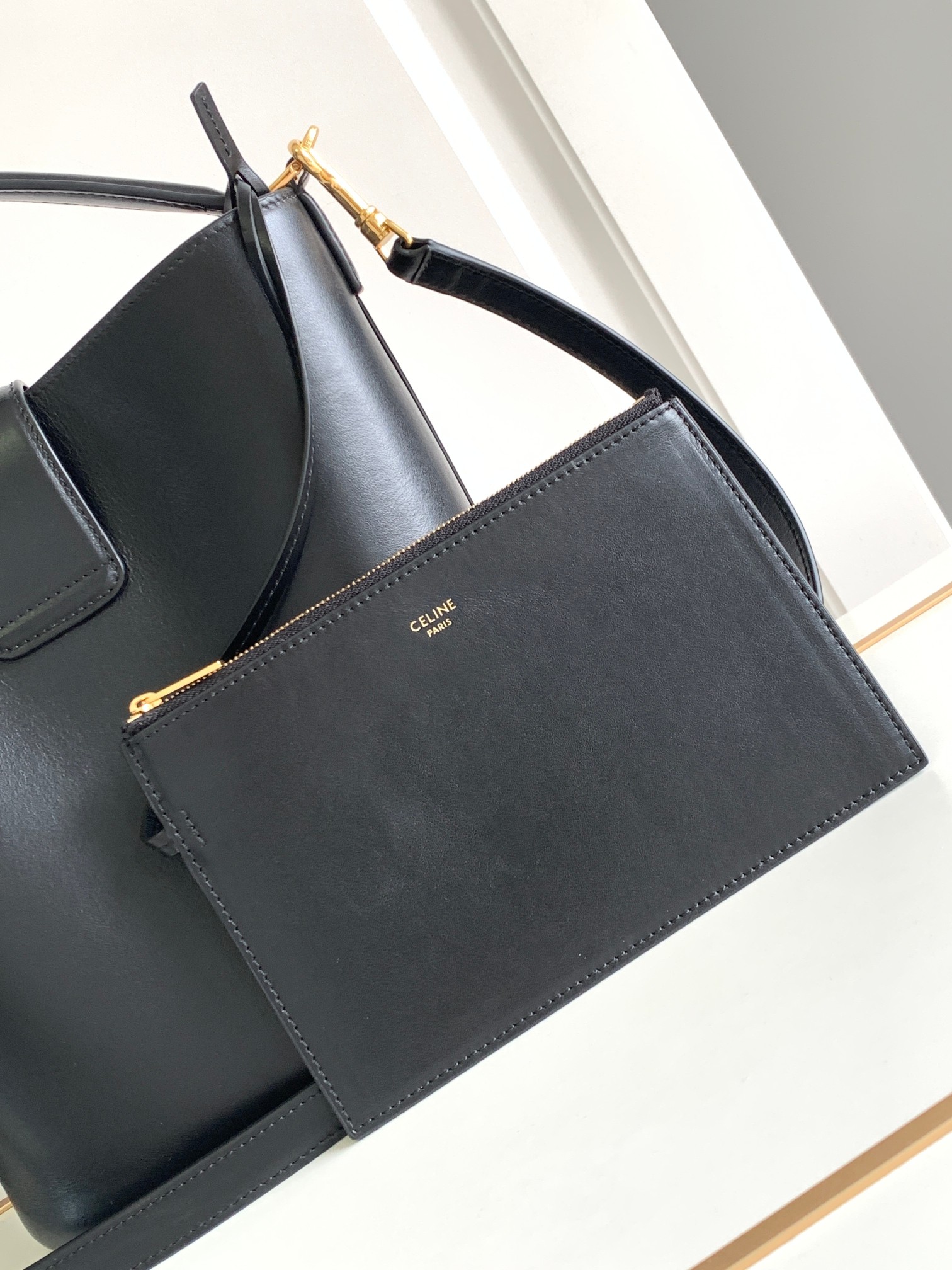Túi Xách Nữ Celine Louise 116613 Màu Đen