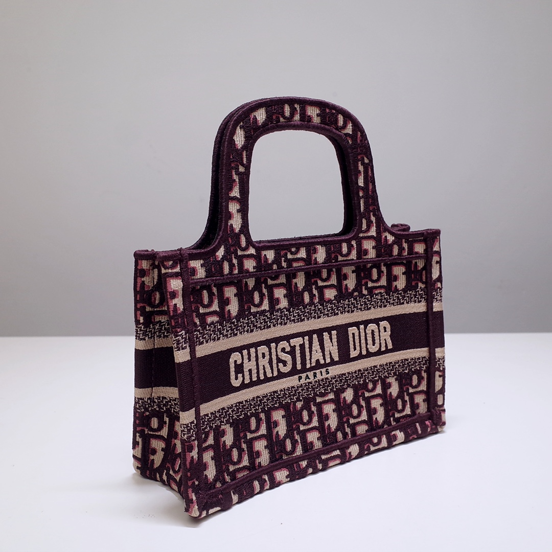 Túi DIOR CD BOOK TOTE Màu Đỏ