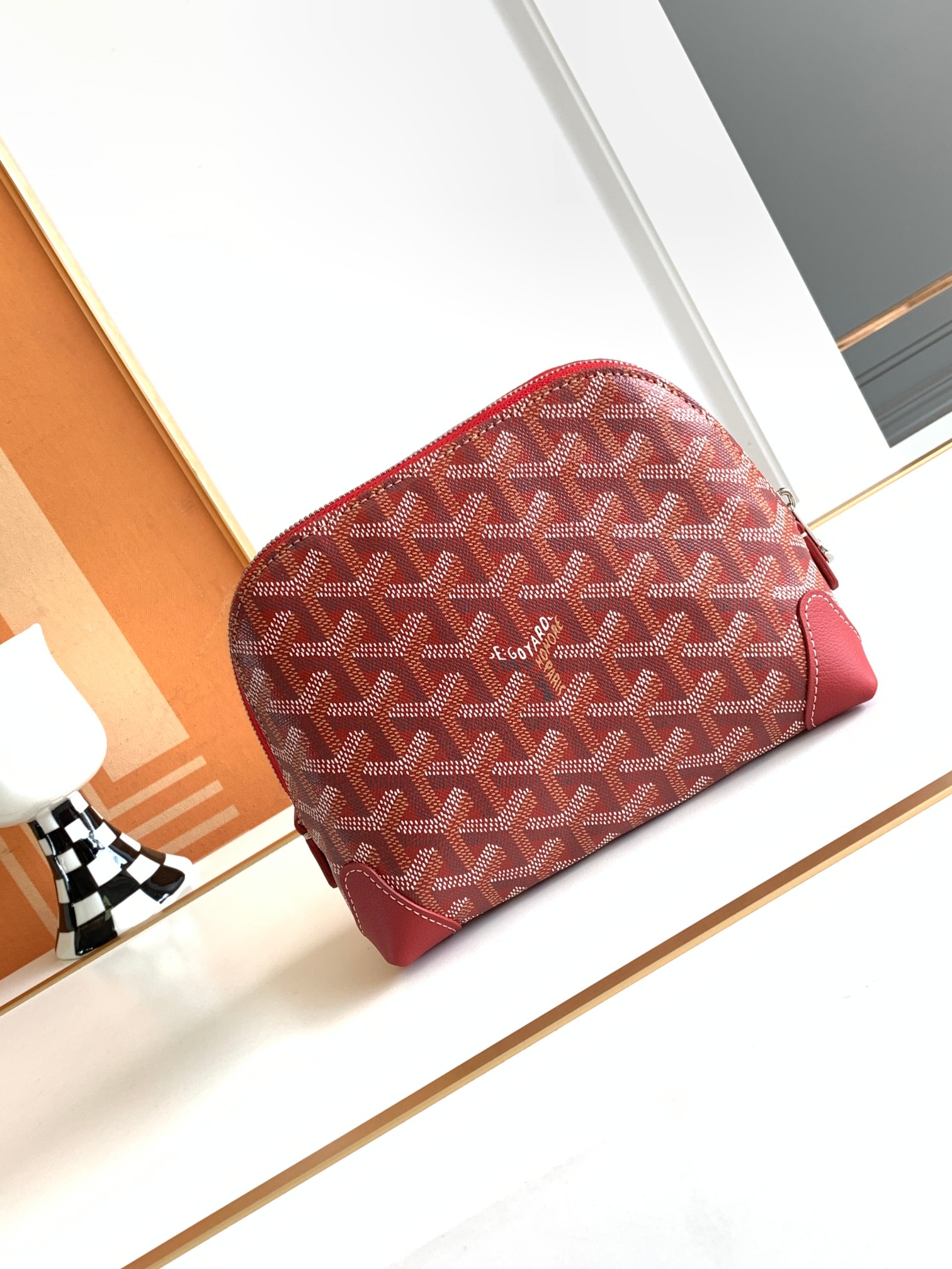 Goyard Vendome Pouch 8813 (red)