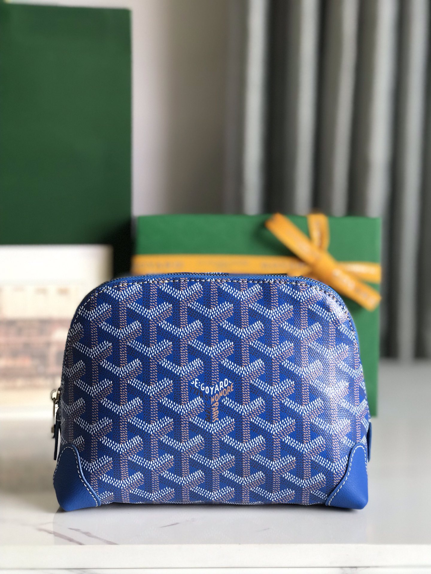 Goyard Vendome Pouch 8813 (blue)