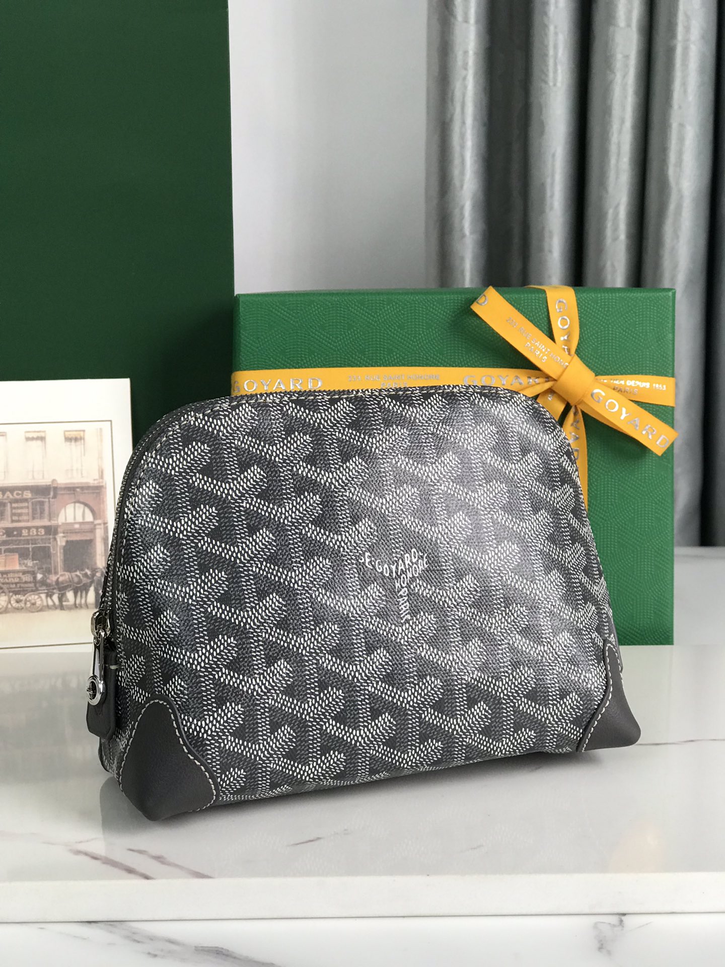 goyard Vendome Pouch 8813 (grey)