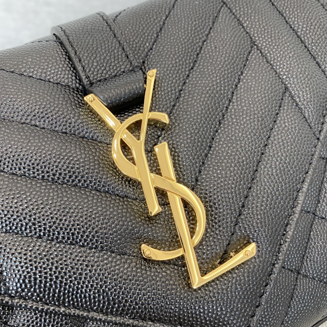 YSLEnveloppe 526286 (Black-gold)