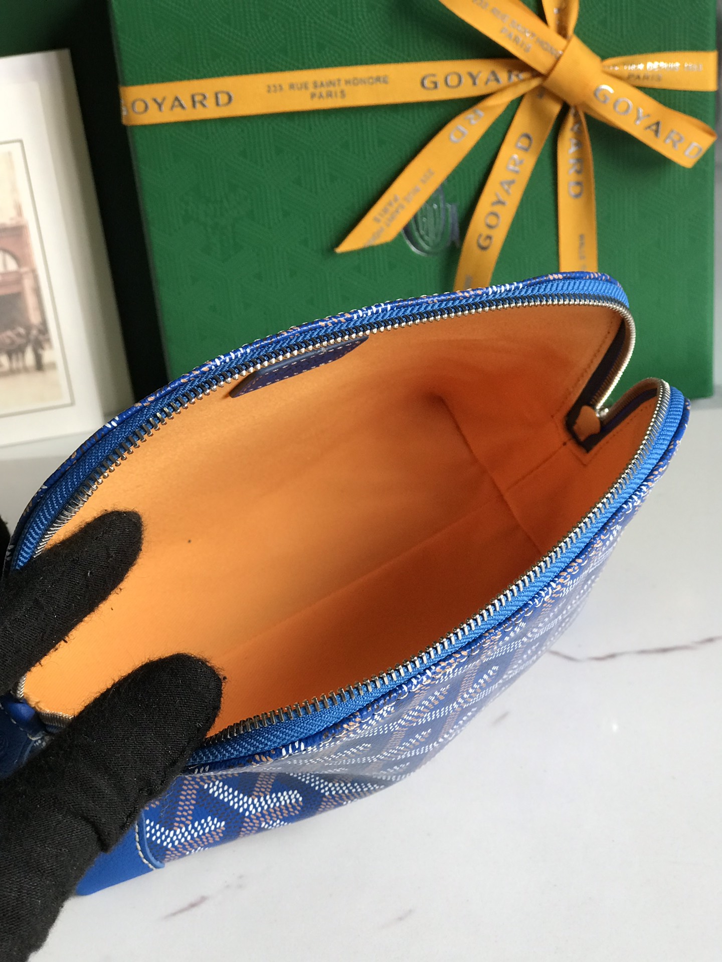 Goyard Vendome Pouch 8813 (blue)