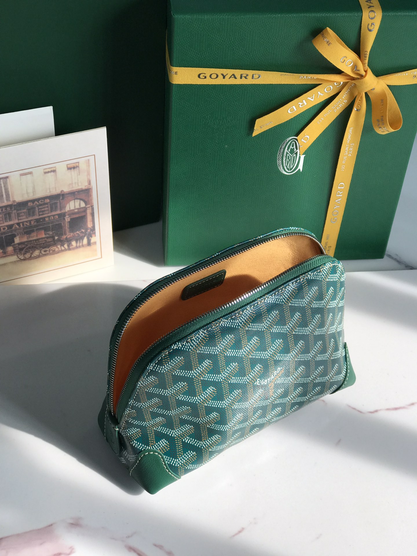 Goyard Vendome Pouch 8813 (green)
