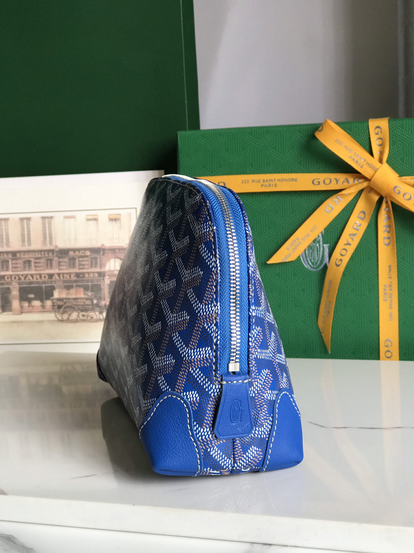 Goyard Vendome Pouch 8813 (blue)