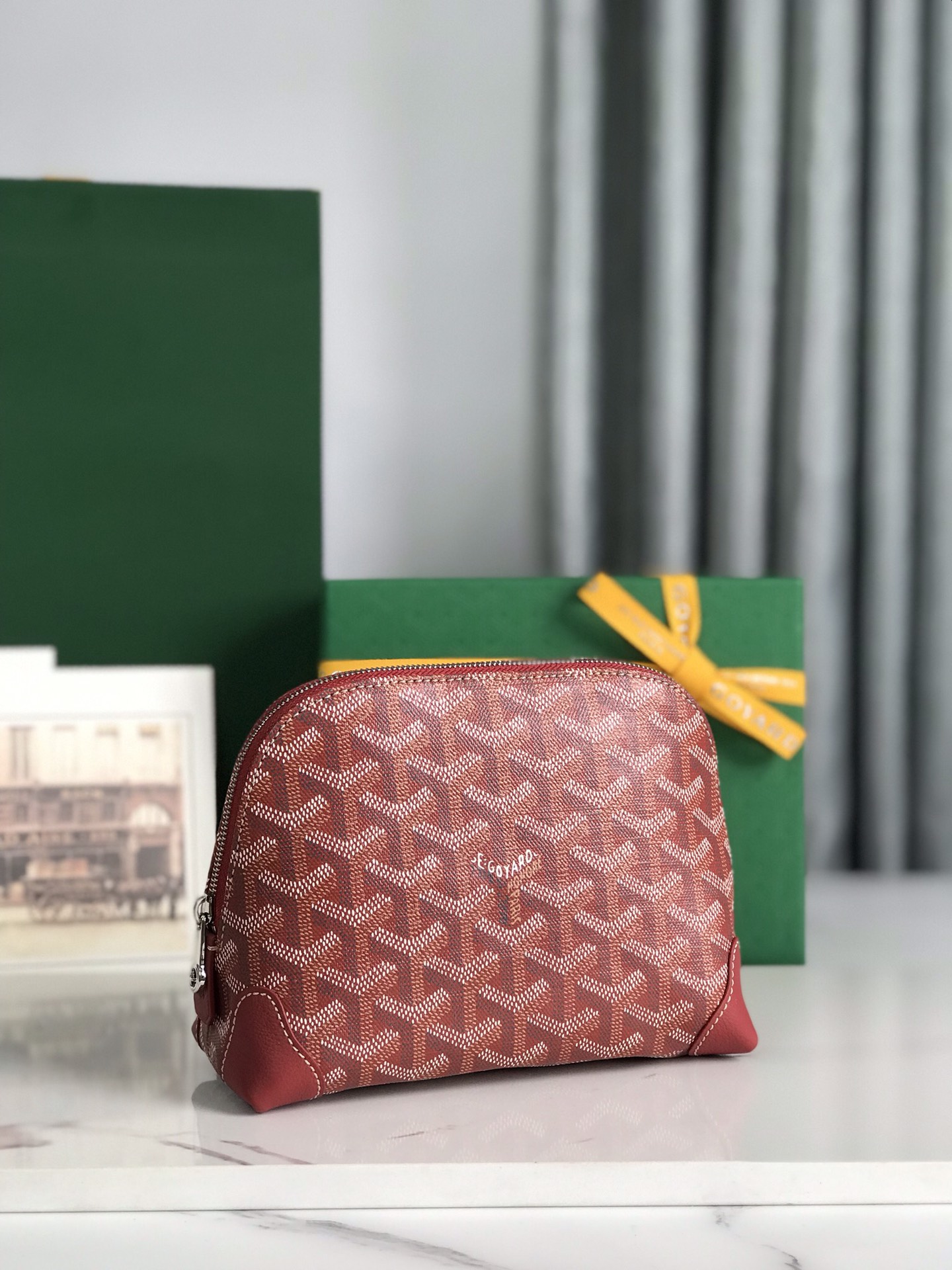 Goyard Vendome Pouch 8813 (red)