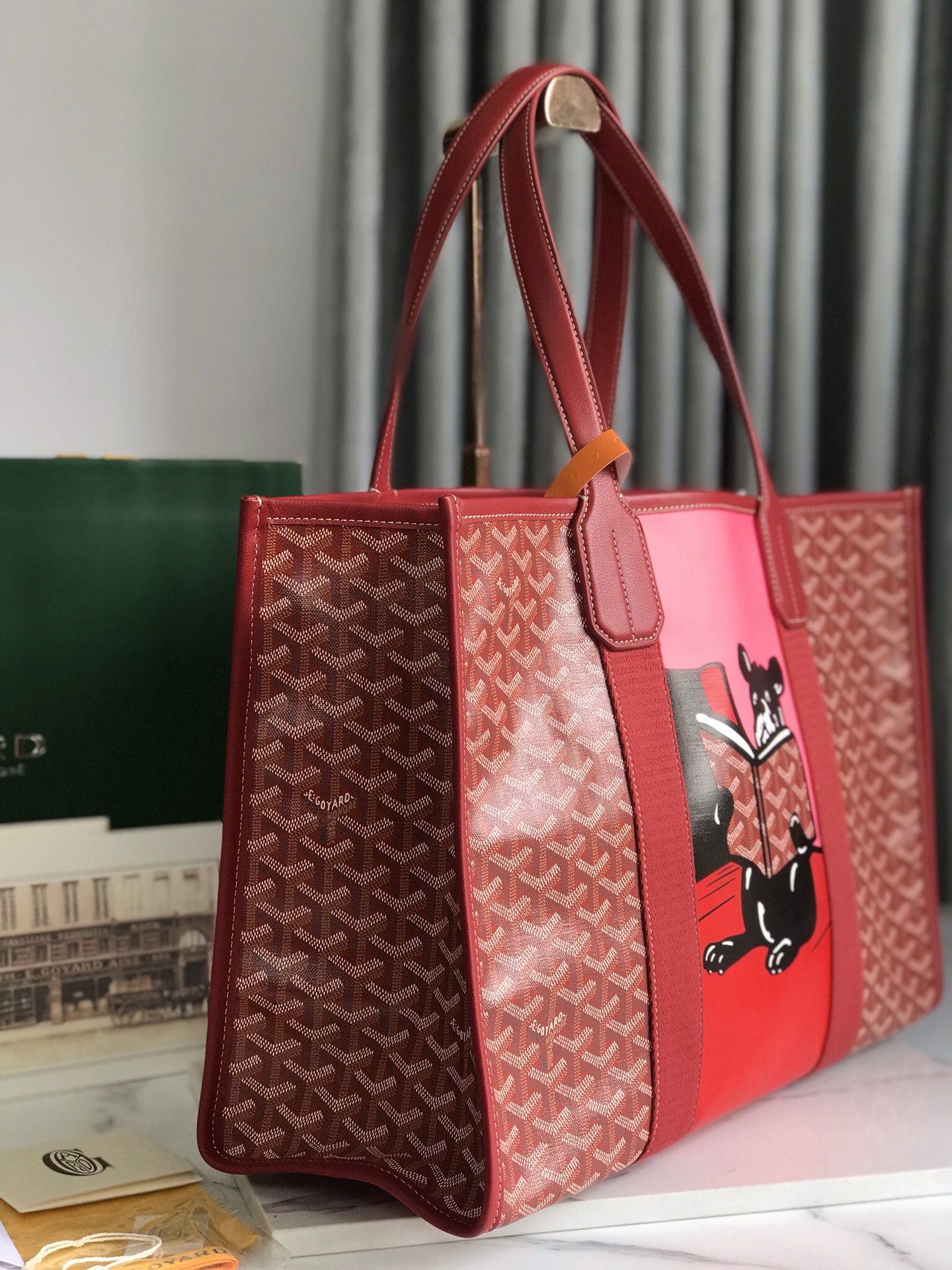 Goyard Villette 8088 (red)
