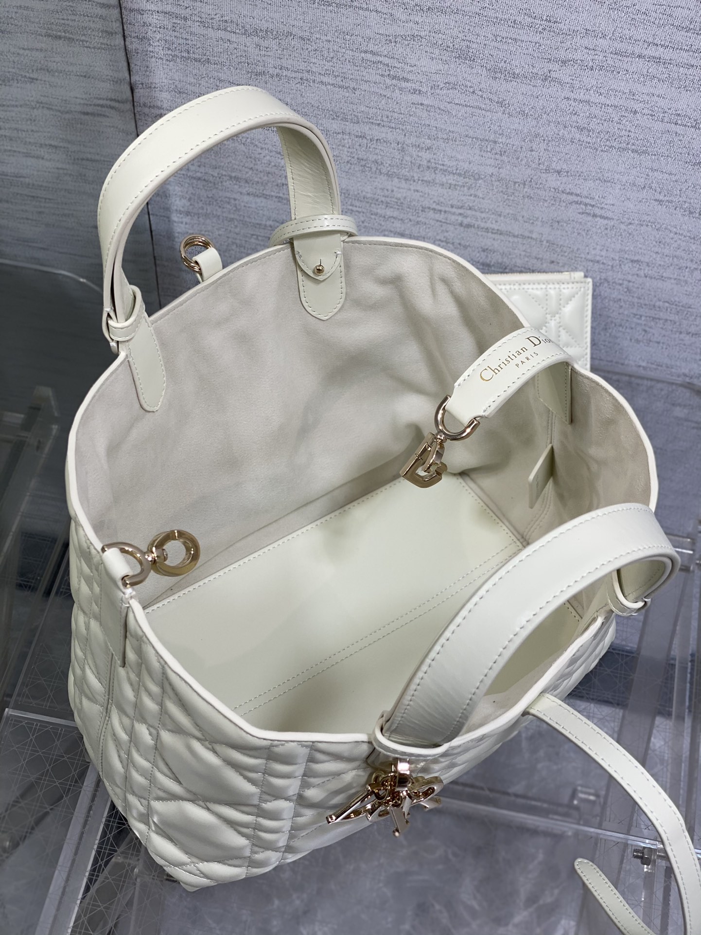 Túi Dior Toujours Nữ Màu Trắng