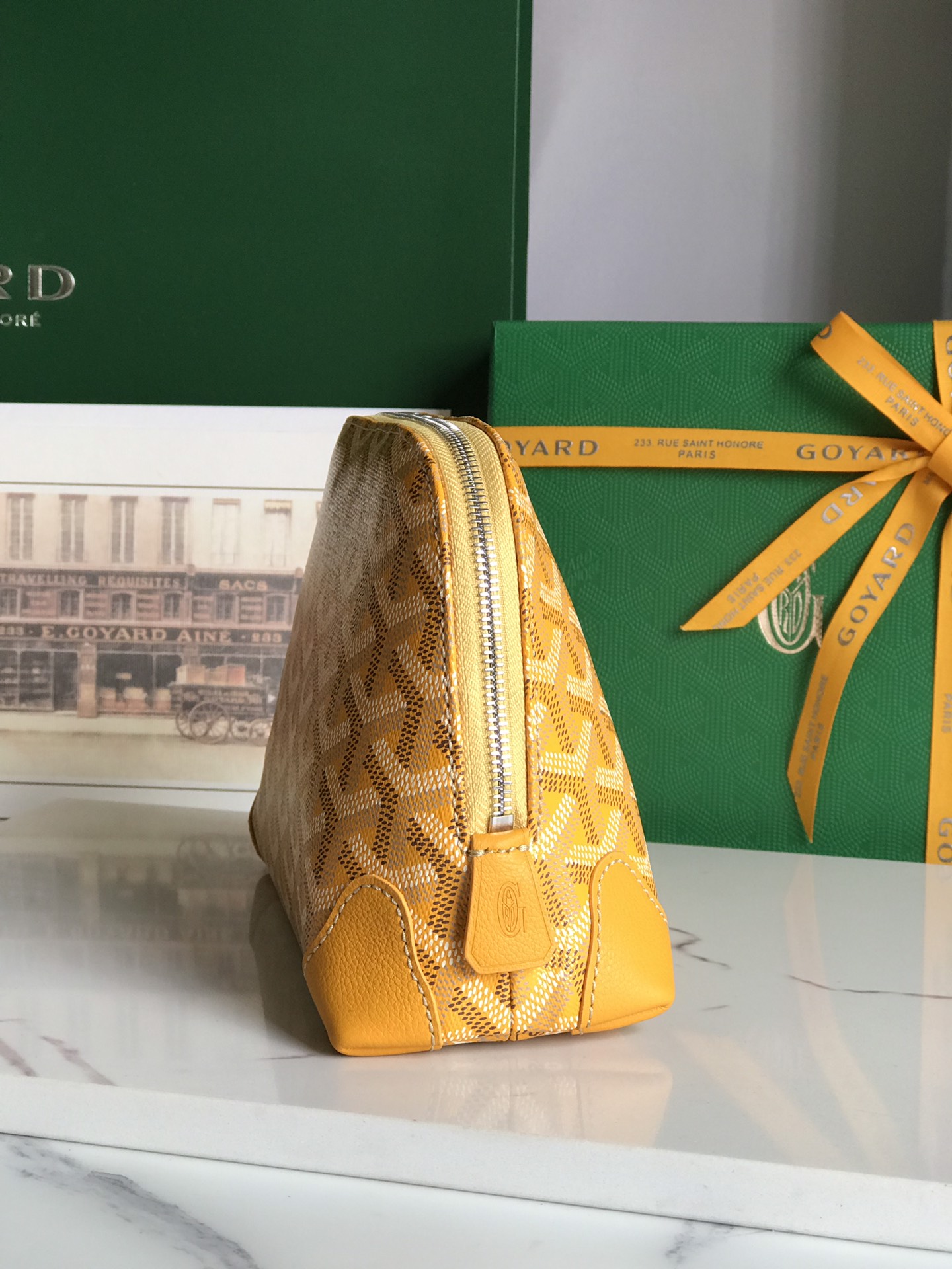 Goyard Vendome Pouch 8813 (yellow)