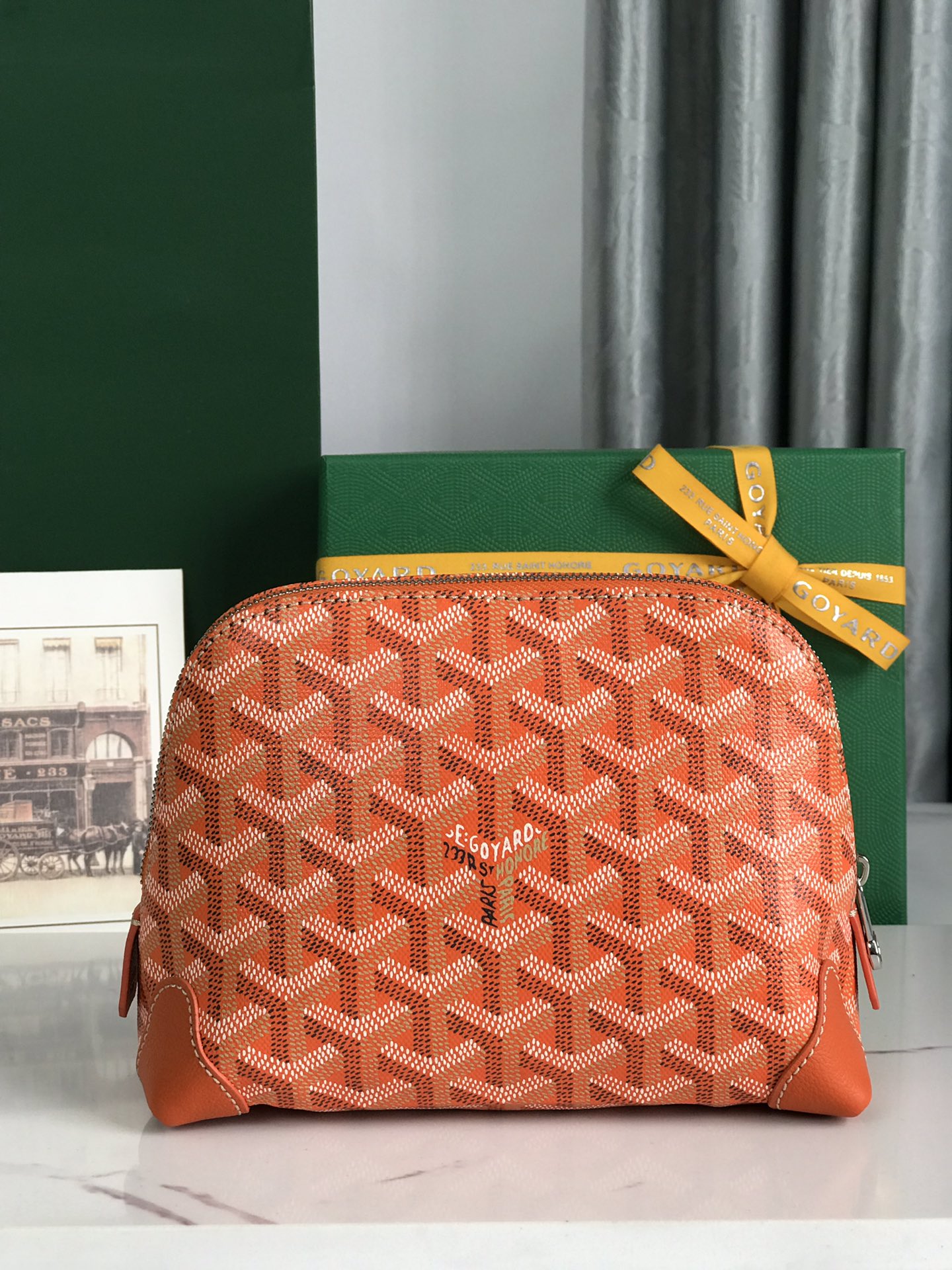 Goyard Vendome Pouch 8813 (orange)