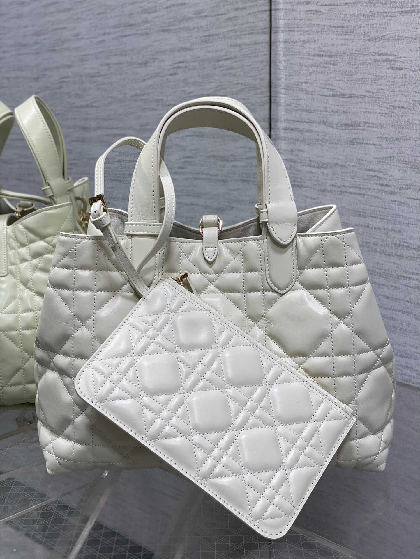 Túi Dior Toujours Nữ Màu Trắng