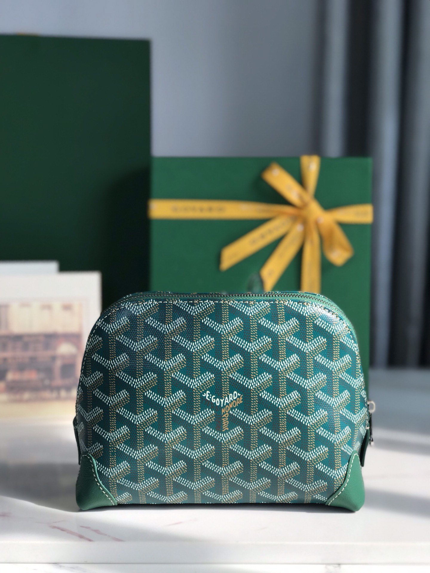 Goyard Vendome Pouch 8813 (green)