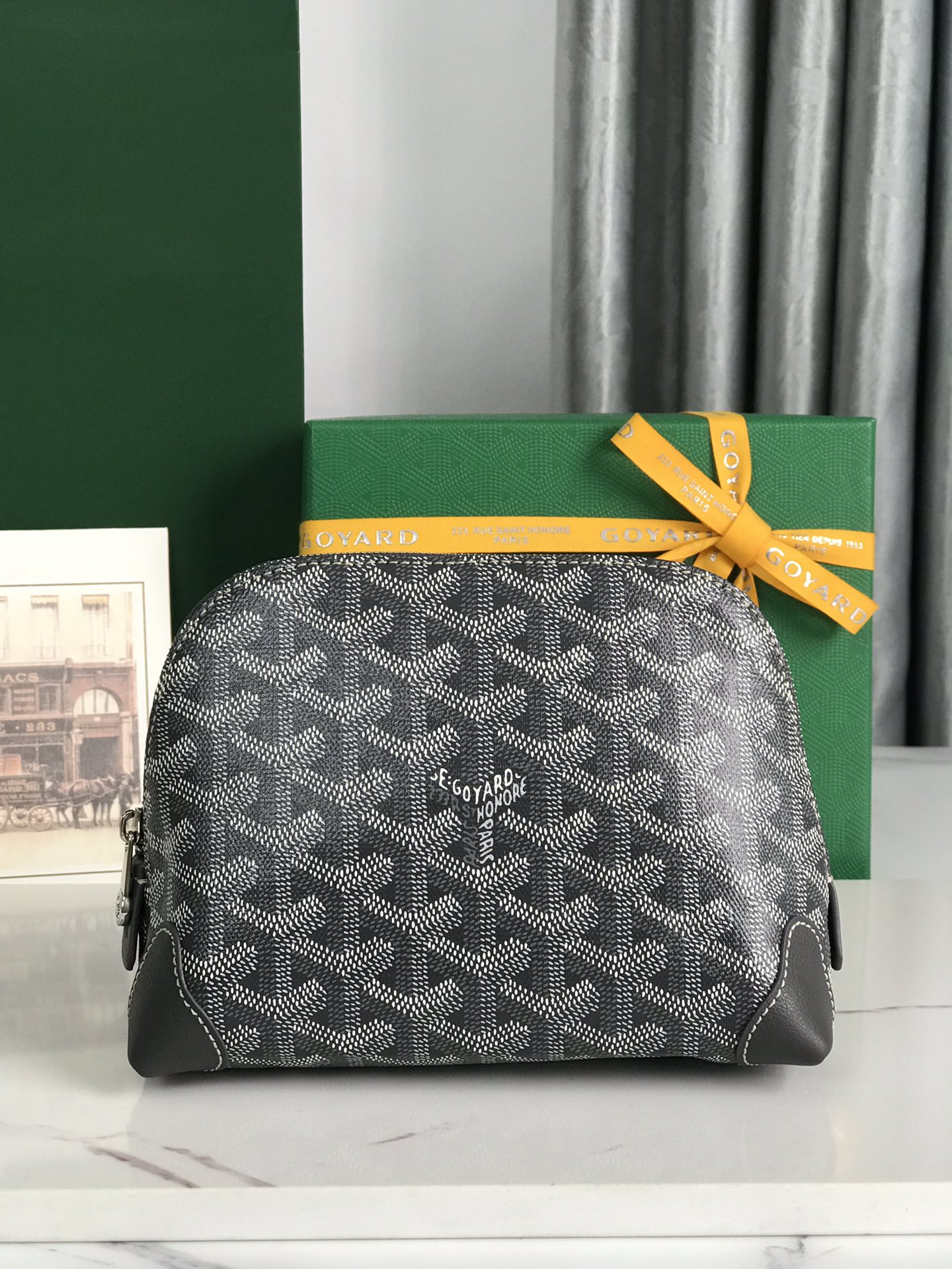 goyard Vendome Pouch 8813 (grey)