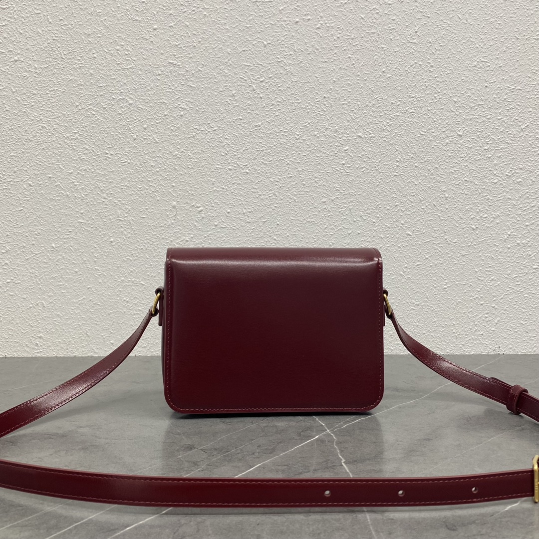 Túi xách Celine Teen Triomphe 188423 màu đỏ đô