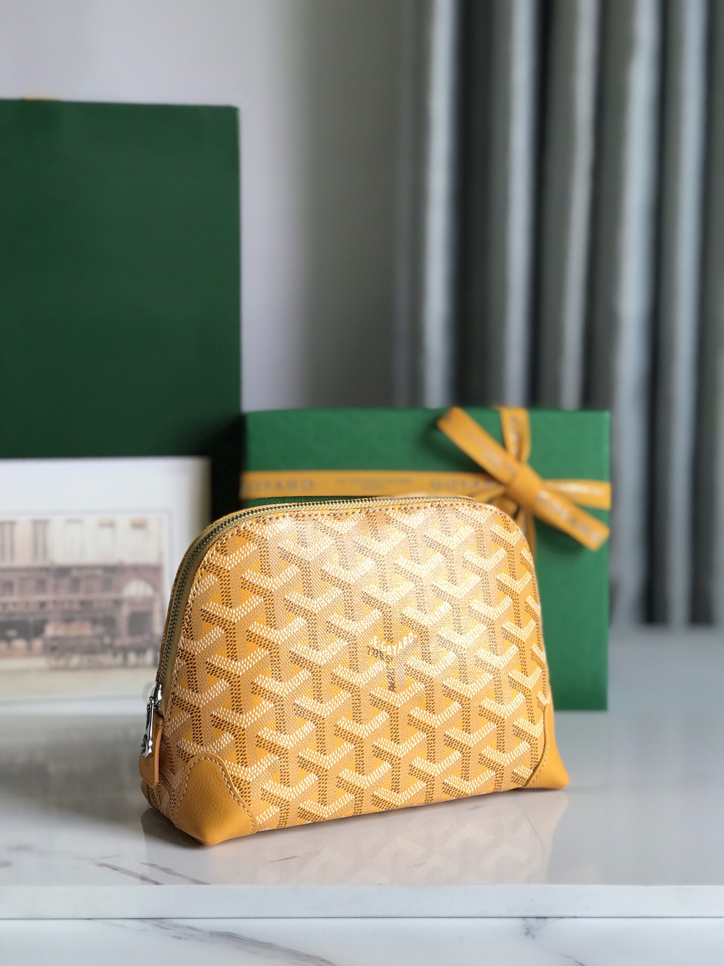Goyard Vendome Pouch 8813 (yellow)