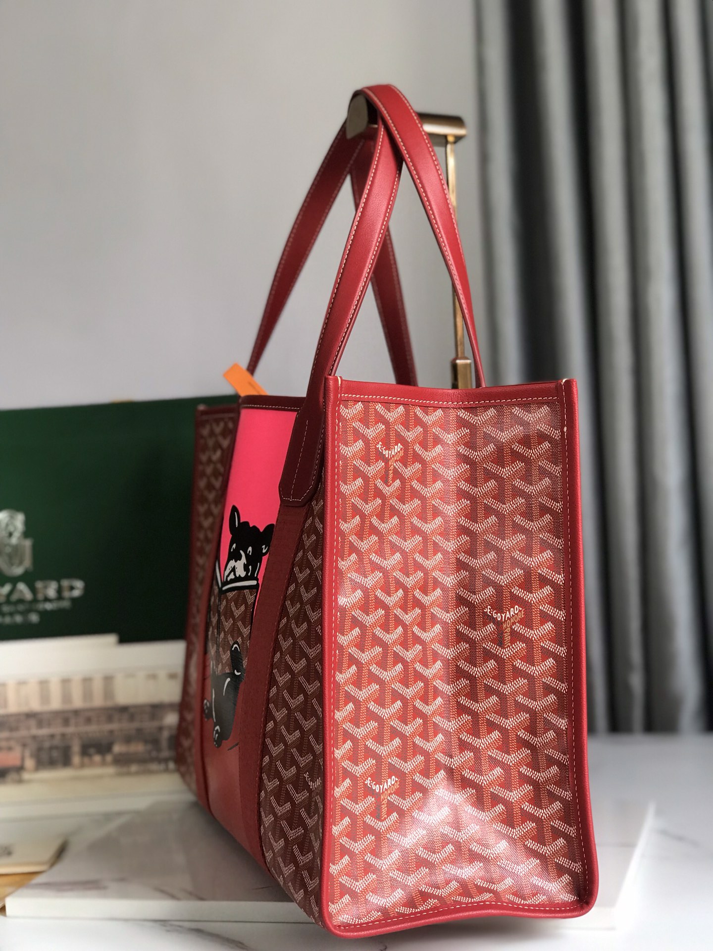 Goyard Villette 8088 (red)