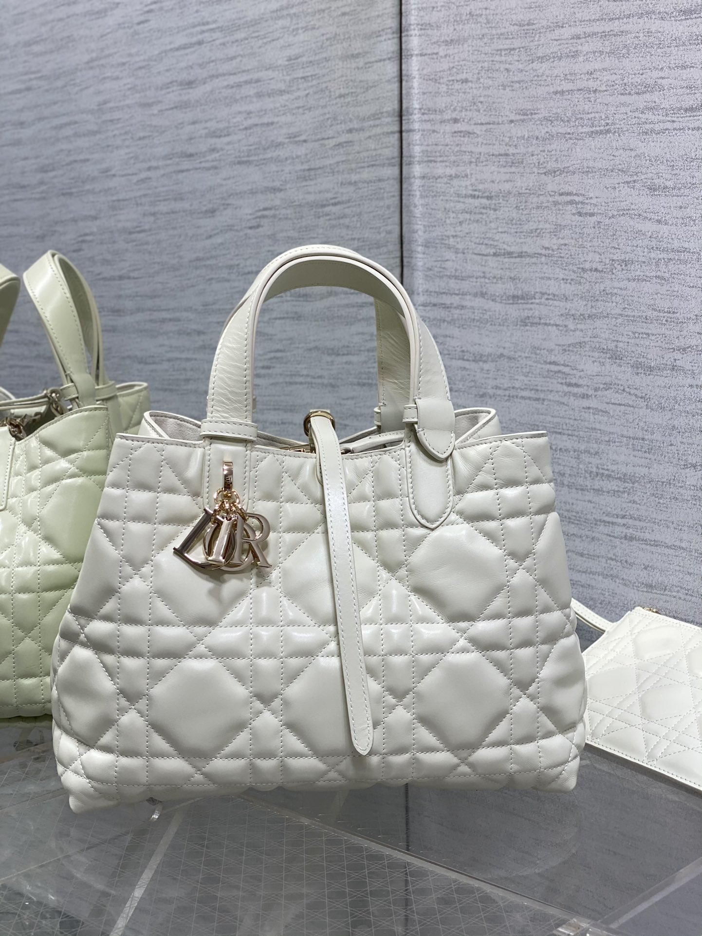 Túi Dior Toujours Nữ Màu Trắng
