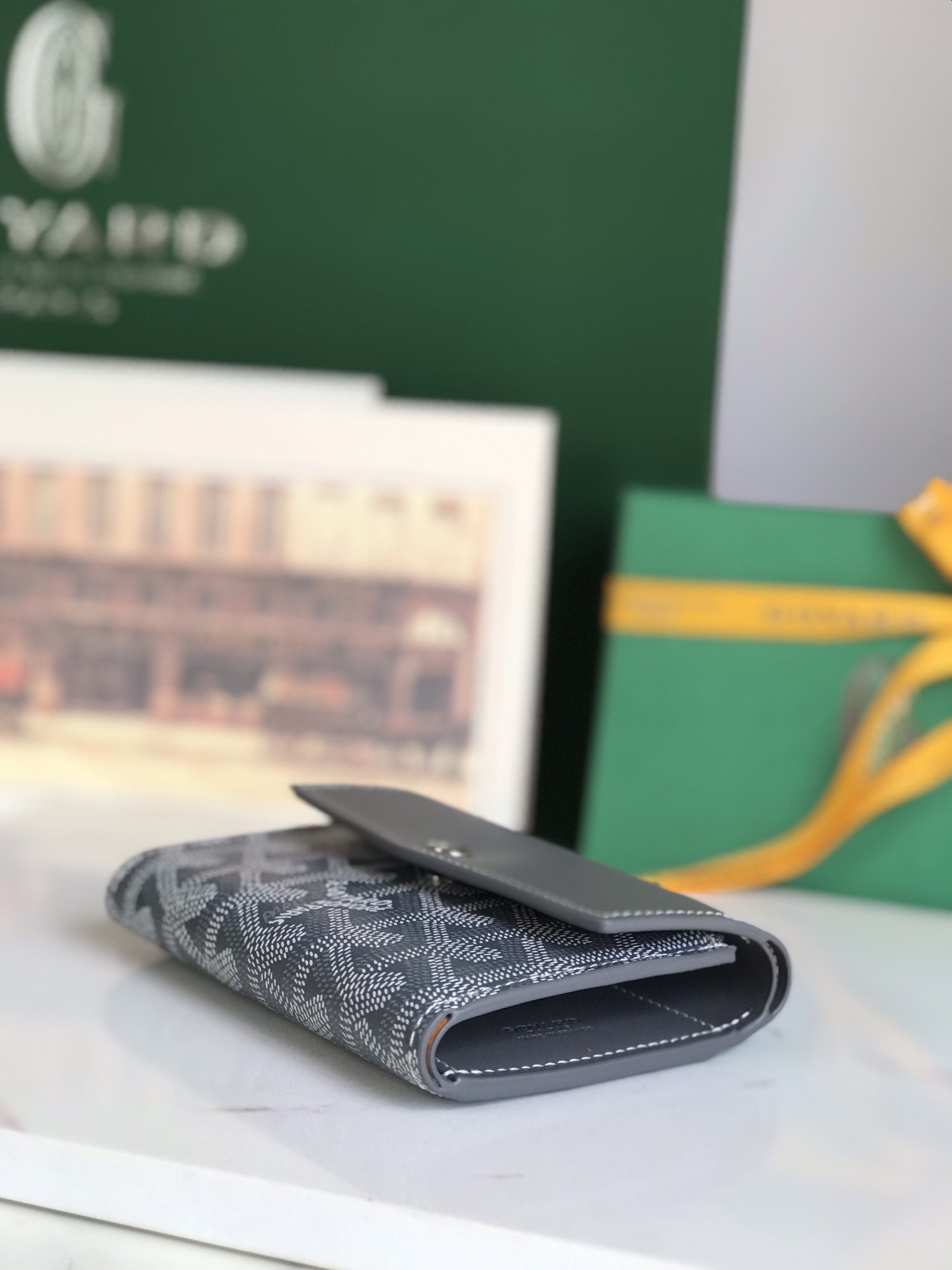 Ví Goyard Saint Gabriel 8513 Màu Xám