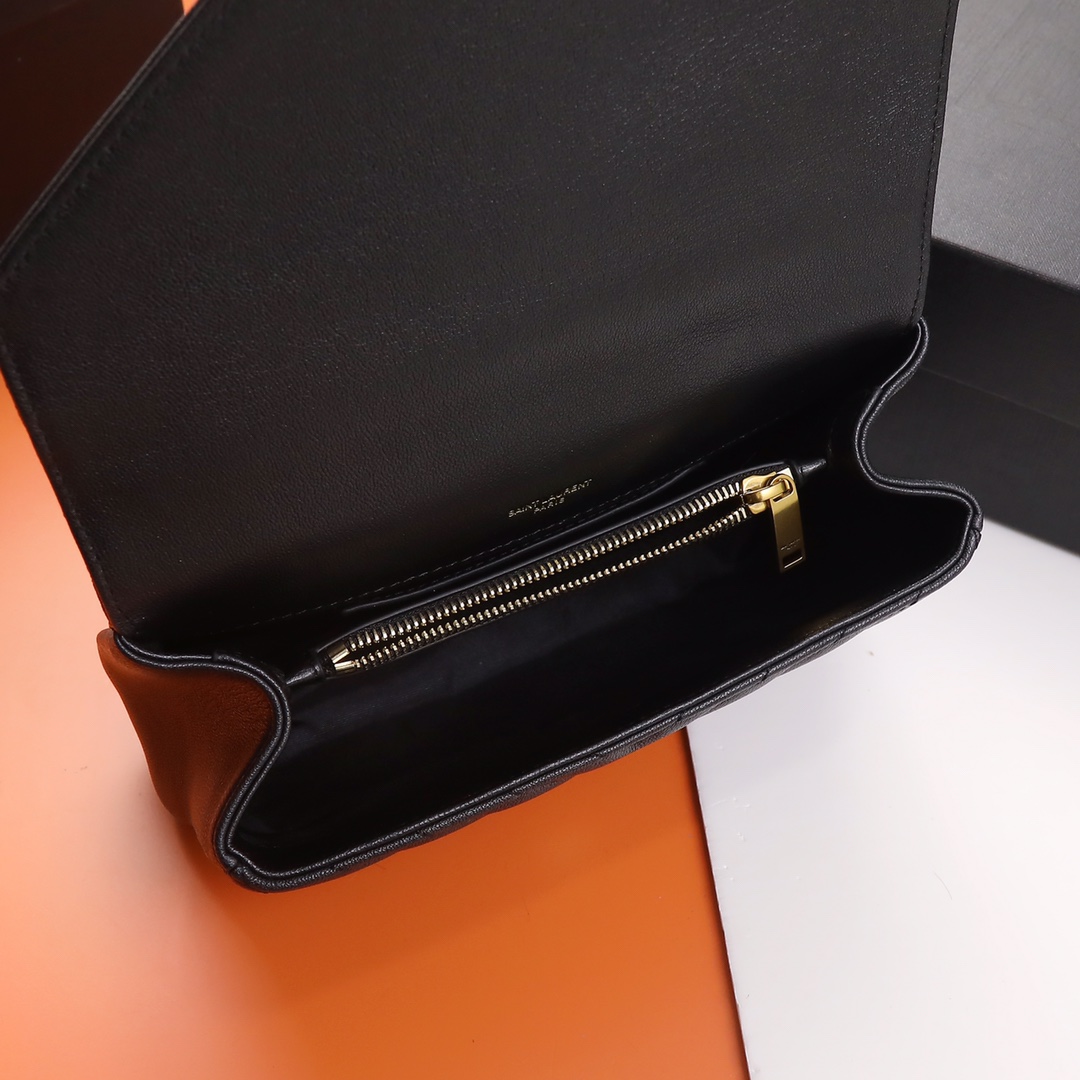 YSL Mormont 392737 (Black-Gold)