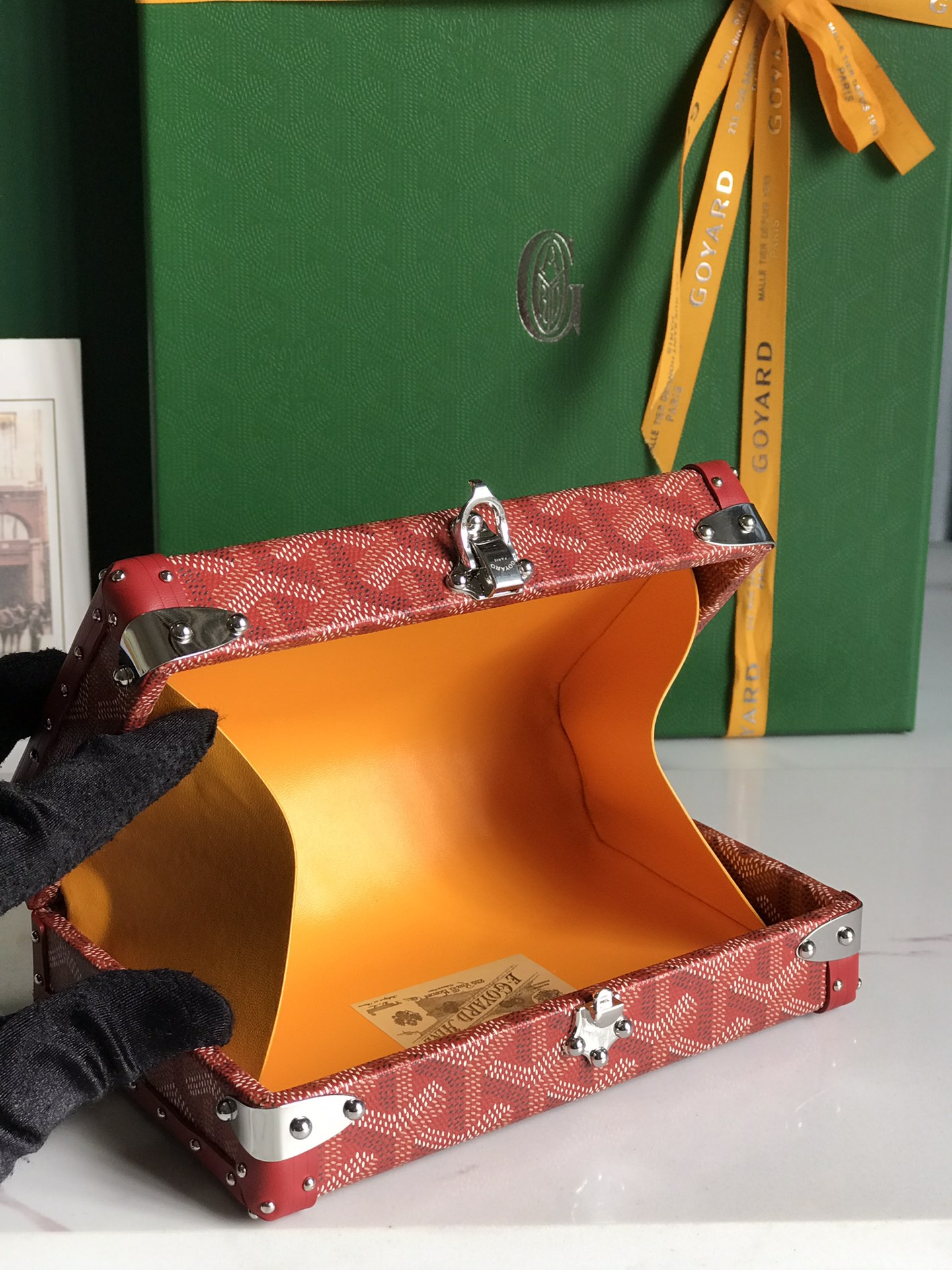 Goyard Minaudière 8210 (red)