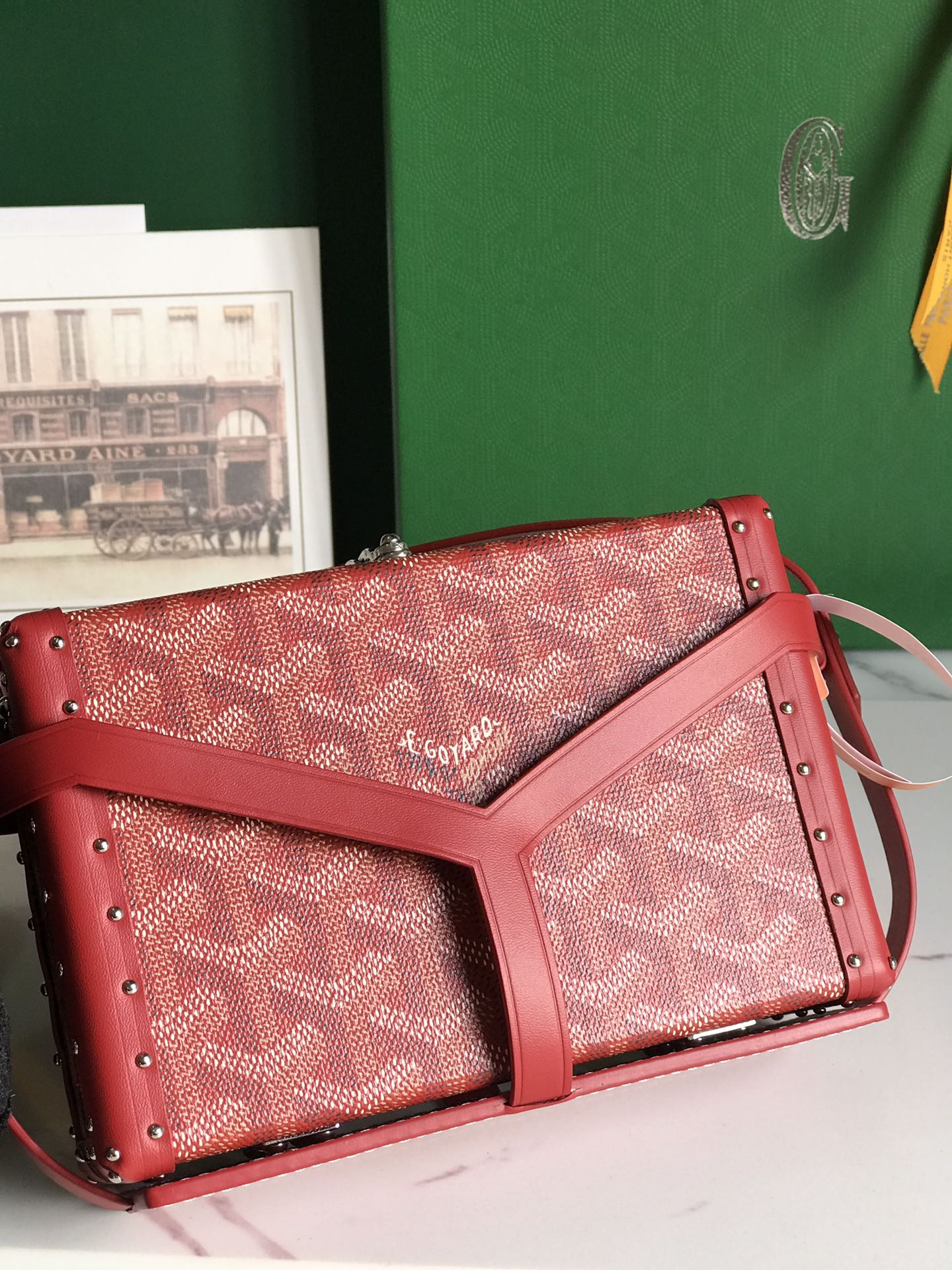Goyard Minaudière 8210 (red)