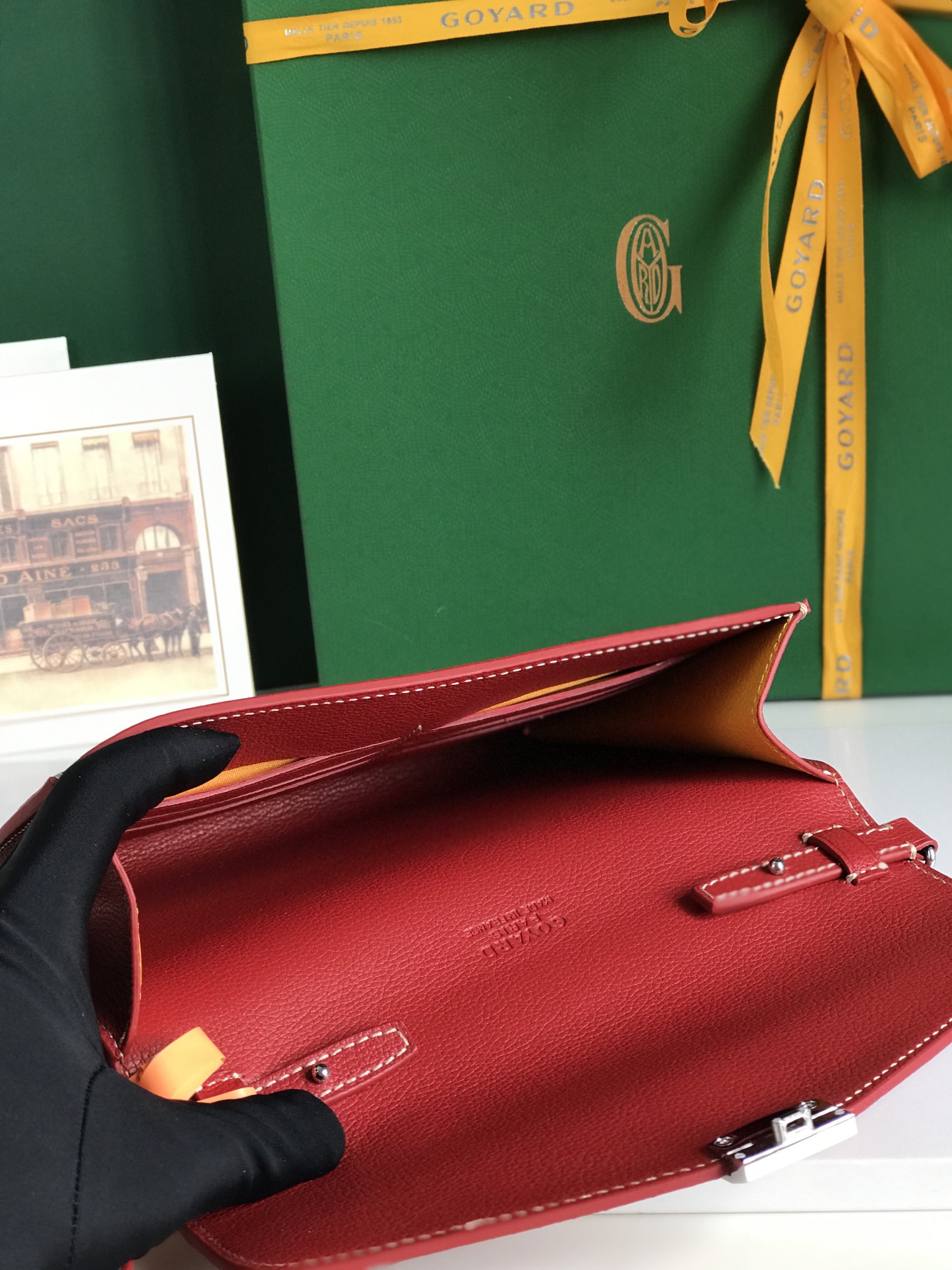 Goyard  Chypre Pouch-Wallet  8218 (red)