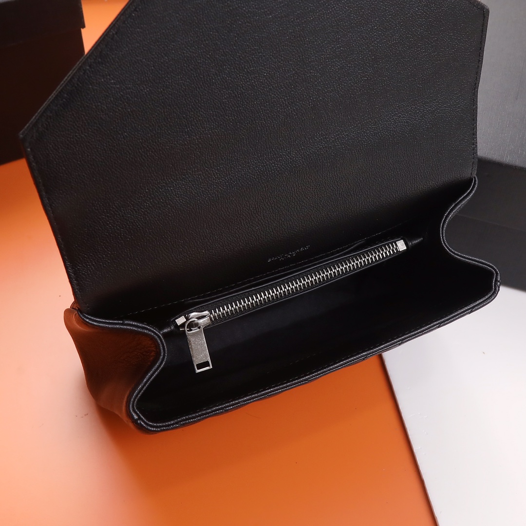 YSL Mormont 392737 (Black-silver)