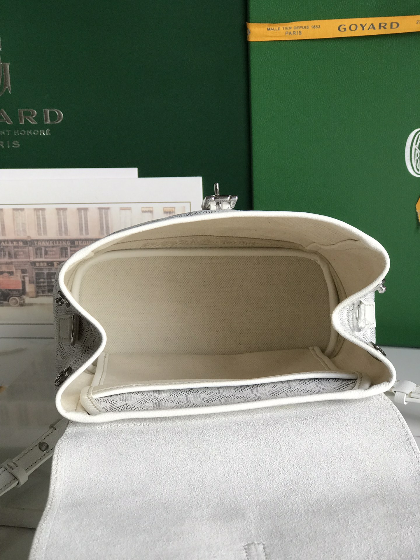 Balo Goyard Alpin 8035 Màu Trắng