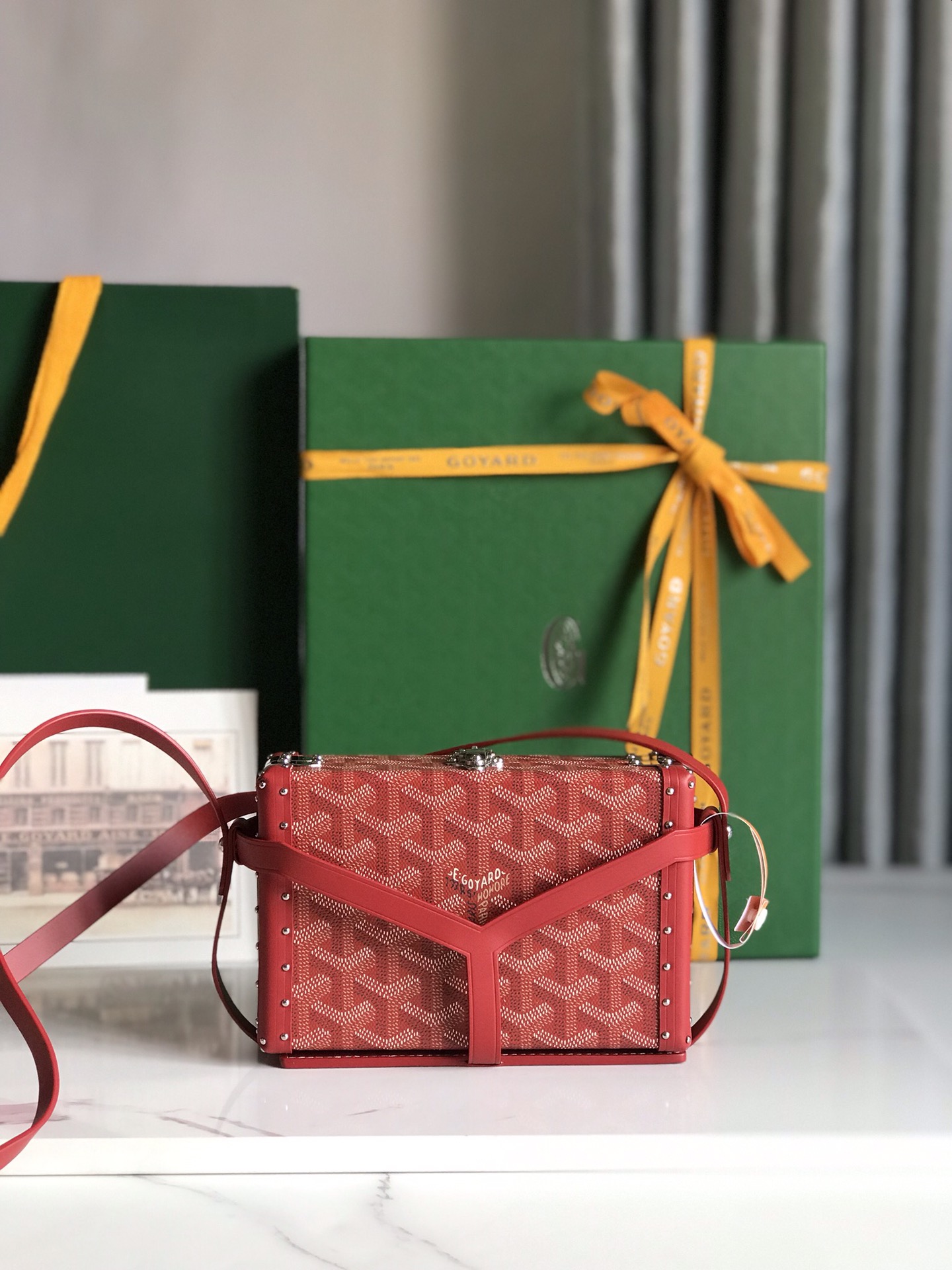 Goyard Minaudière 8210 (red)