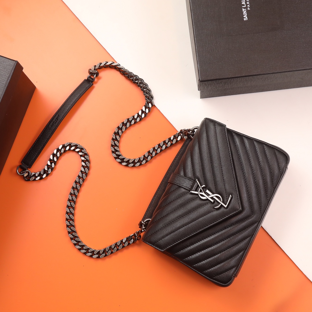 YSL Mormont 392737 (Black-silver)