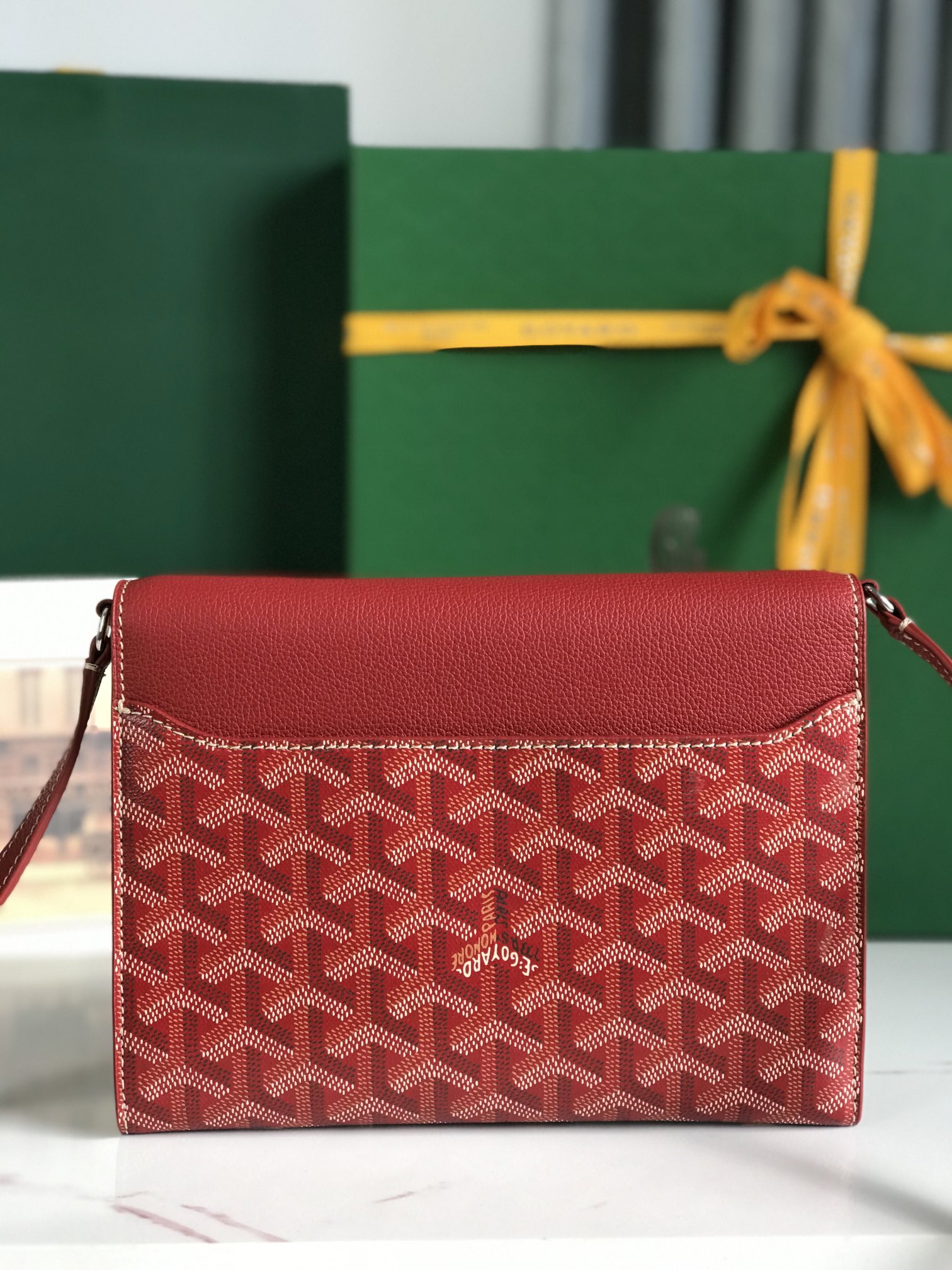 Goyard  Chypre Pouch-Wallet  8218 (red)