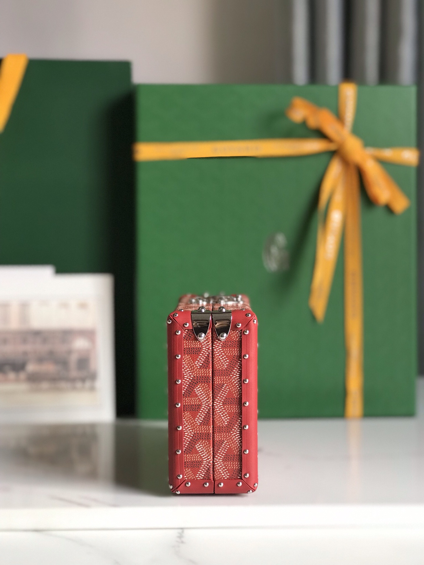Goyard Minaudière 8210 (red)