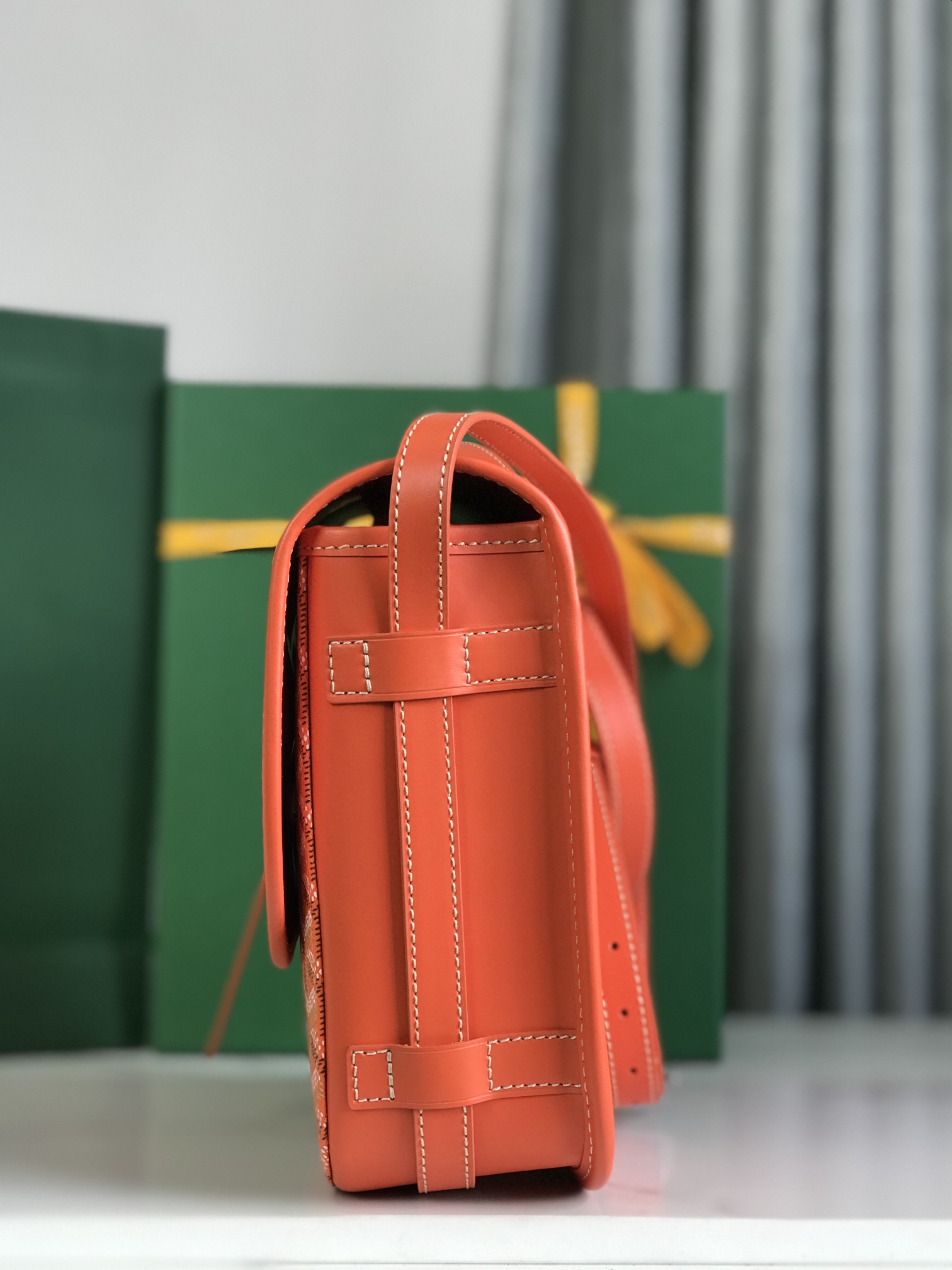 Túi Xách Nam Goyard Belvedere 8023 Màu Cam