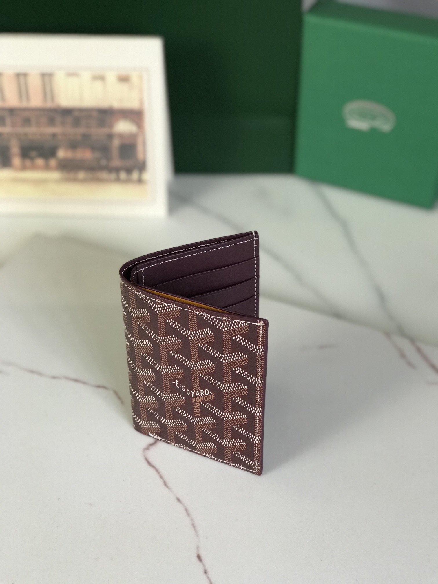 CARD GOYARD SAINT-PIERRE M8506260 MÀU ĐỎ ĐÔ