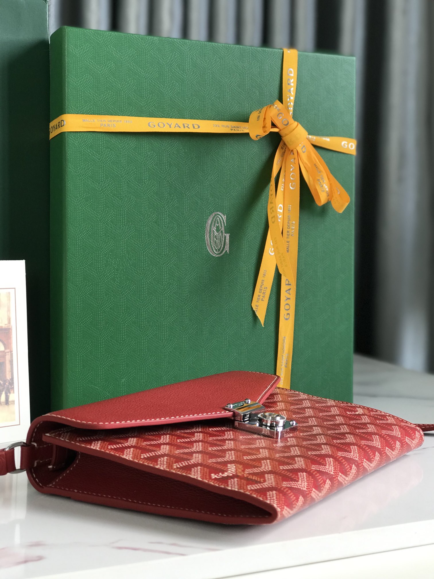 Goyard  Chypre Pouch-Wallet  8218 (red)