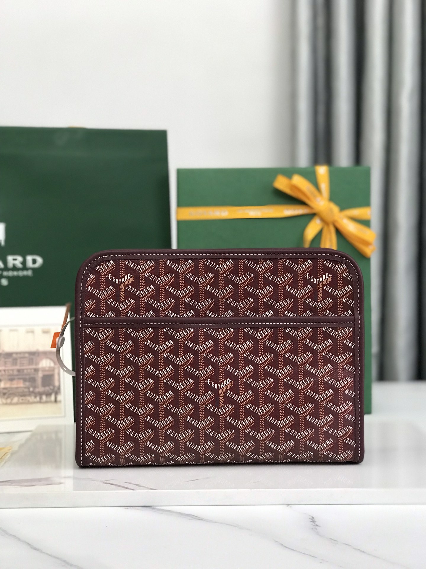 Túi Xách Goyard Jouvence Màu Đỏ Đô