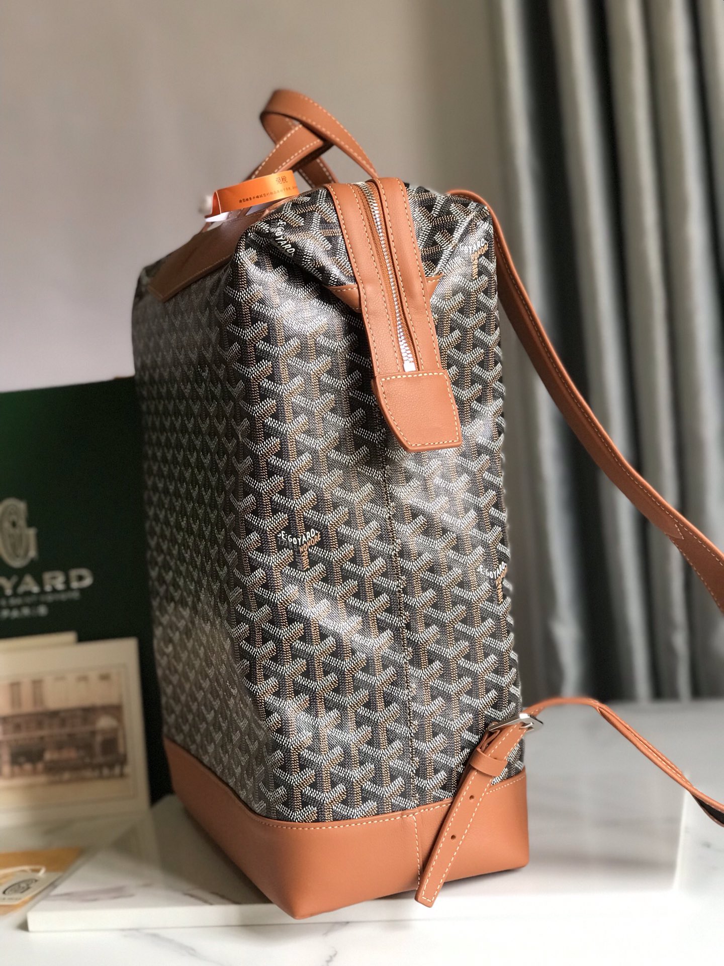 Balo Goyard Cisalpin  8129 Màu Nâu