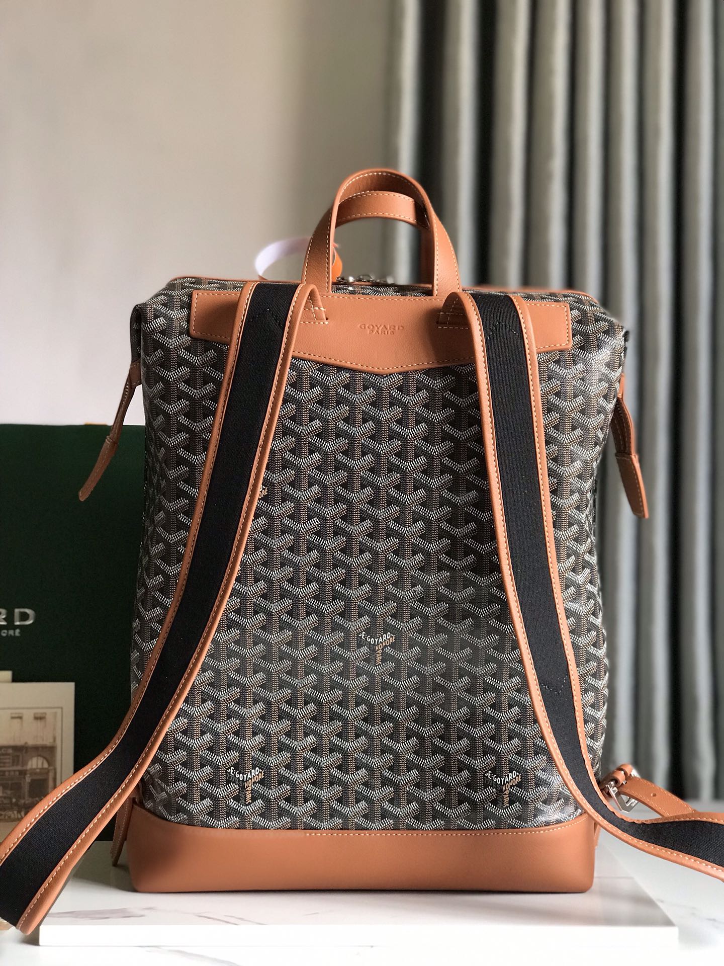Balo Goyard Cisalpin  8129 Màu Nâu