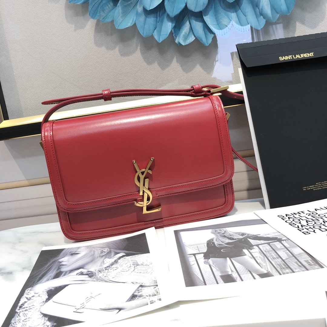 YSL Solferion Box 634305 (wine red)