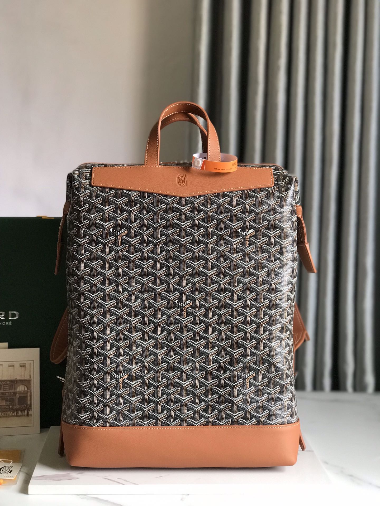 Balo Goyard Cisalpin  8129 Màu Nâu