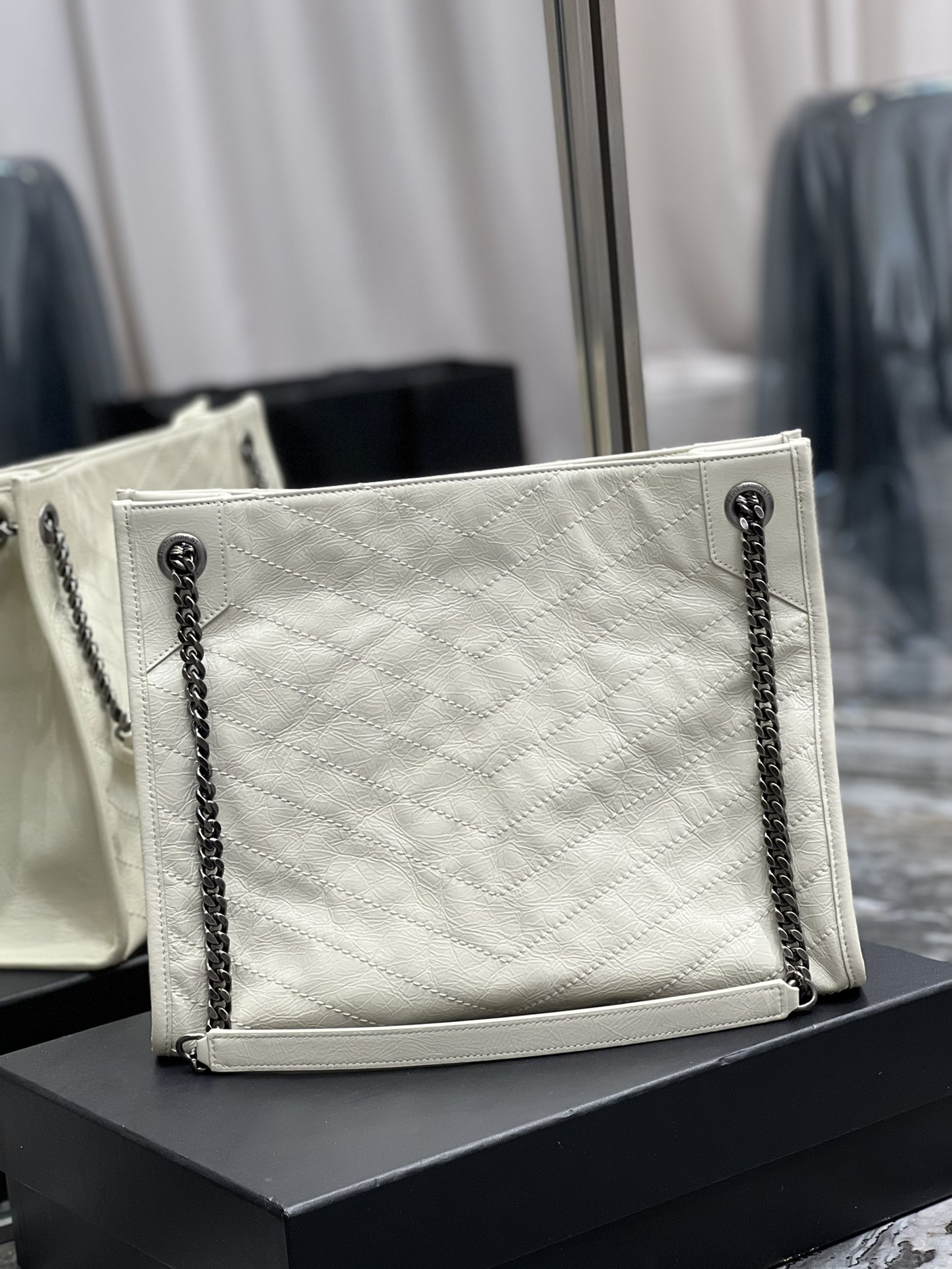 YSL Niki shopping bag 577999 (white)
