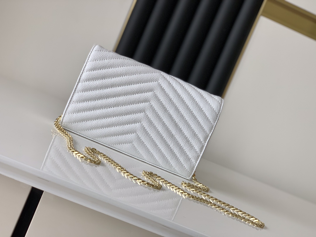 Túi Xách YSL Monogram 360452 Màu Trắng