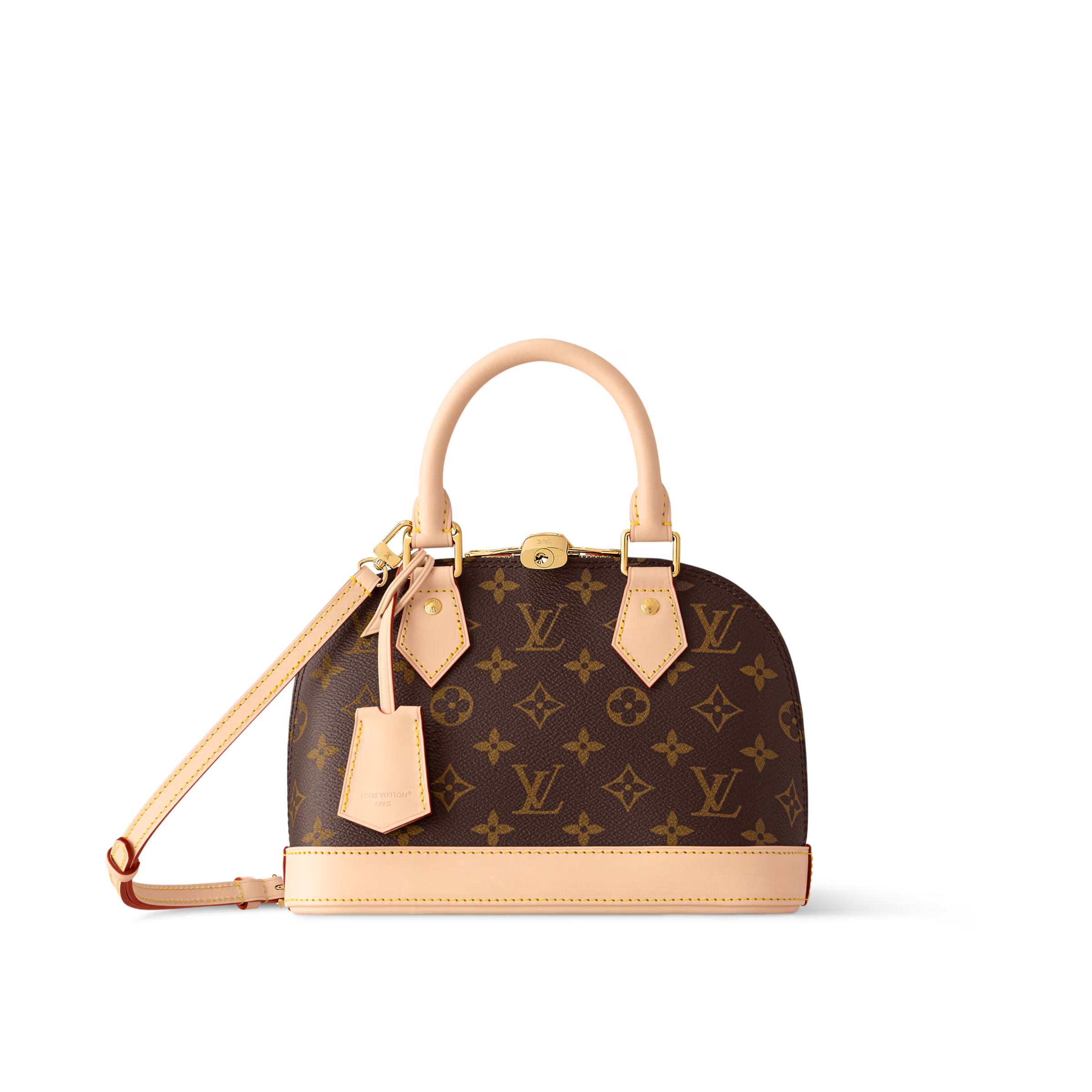 Túi Xách Nữ Louis Vuitton LV Alma BB Bag M53152 Màu Nâu Đen