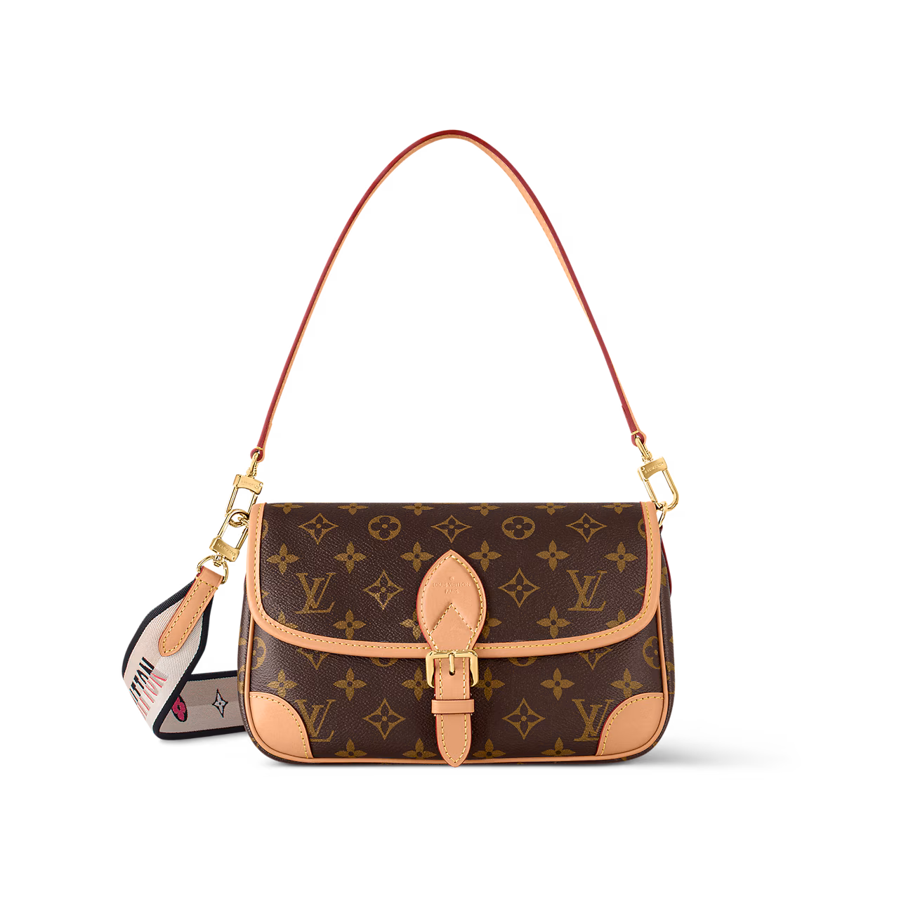 Louis Vuitton LV Diane M45985 女士斜挎包 棕色